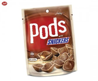 Pods 夹心巧克力饼干 士力架味 160克 Pods 夹心巧克力饼干 士力架味 160克
